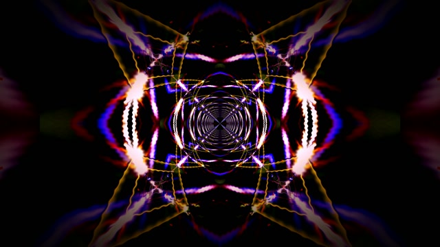 10 Hours 4K UHD 60FPS Neon Tunnel Screensaver PC VJ Loop