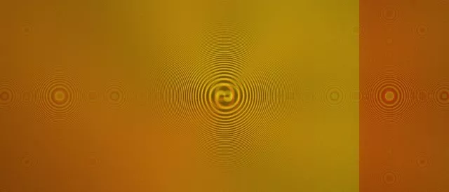 21:9 Ultrawide 60FPS Yellow-Orange Spiral Screensaver | VJ Animation Background