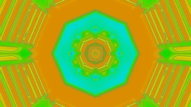 4k uhd 60fps screensaver neon tunnel cyan hexagon vj loop