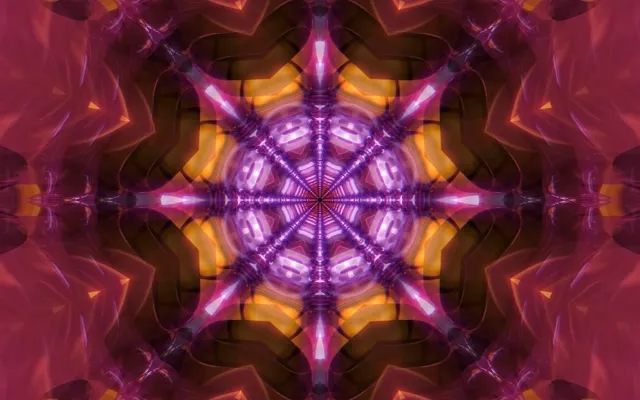 16:10 MacBook 60fps screensaver neon tunnel magenta swirl vj animation