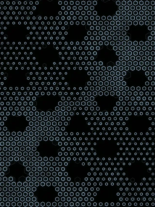 3:4 iPad Portrait 60fps Screensaver Neon Tunnel VJ Loop Hexagon Flow