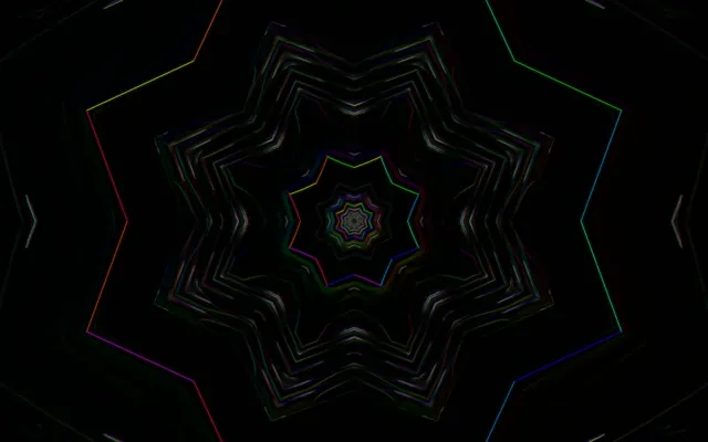 neon tunnel 16:10 macbook 60fps screensaver kaleidoscope vj animation