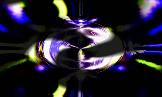VJ Loop Neon Tunnel Pulsating Vortex 5:3 Wide 60fps Screensaver