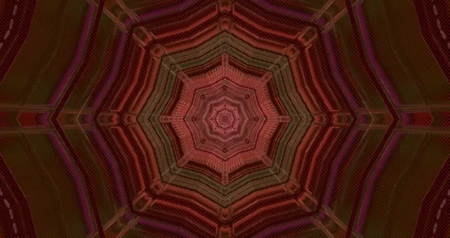 Red Neon Tunnel 4k UHD 60fps VJ Loop