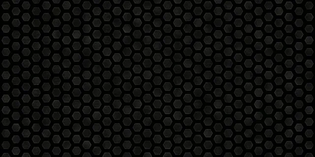 2:1 Univisium 60FPS Dark Hexagonal Grid Screensaver Motion VJ Background
