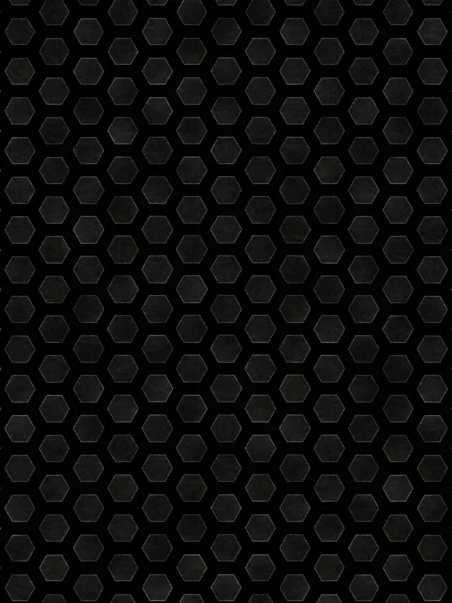 3:4 iPad Portrait 60FPS Dark Hexagon Screensaver Live Wallpaper VJ