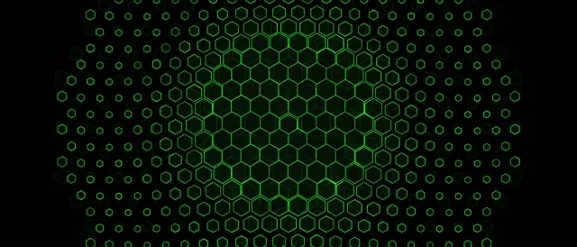 21:9 Ultrawide 60fps Screensaver Neon Tunnel Motion Background Green Hexagons