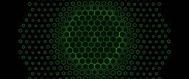 2.39:1 Cinemascope 60fps Screensaver Neon Tunnel VJ Loop Neon Green Perspective