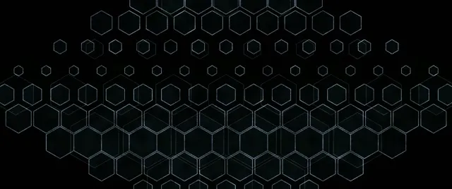 2.39:1 Cinemascope 60fps Hexagon Kaleidoscope - VJ Animation Motion Background