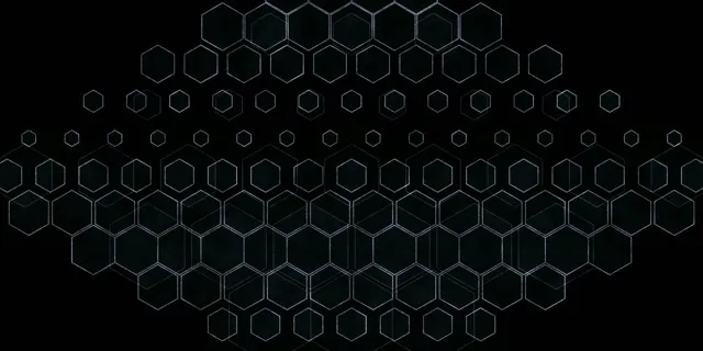 2:1 Univisium 60fps Geometric Hexagon Kaleidoscope - VJ Animation Screensaver
