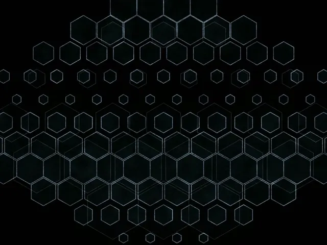 4:3 Classic 60fps Hexagon Kaleidoscope Screensaver - VJ Neon Loop Animation
