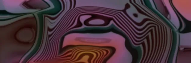 Neon tunnel 3:1 triple wide 60fps screensaver motion background emerald swirl