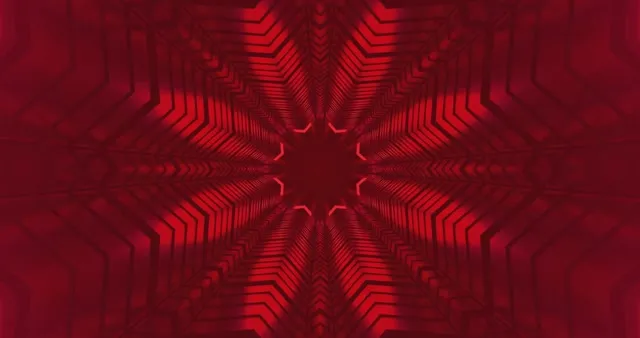 Red Neon Tunnel Screensaver 4K UHD 60fps Vj Loop