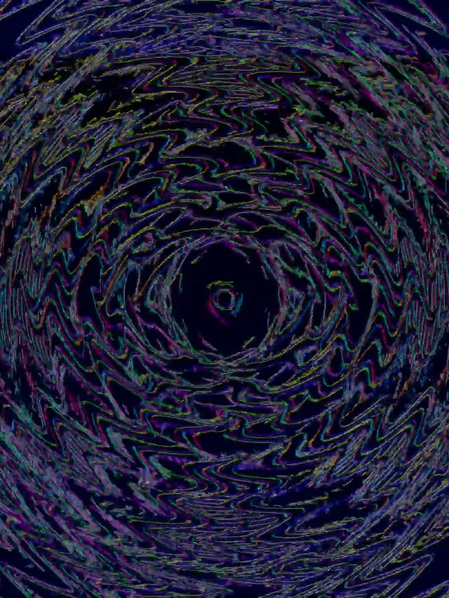 neon tunnel 3:4 ipad portrait 60fps symmetrical hexagon vj loop screensaver