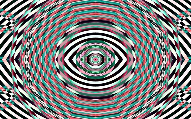 16:10 MacBook 60FPS Screensaver Neon Tunnel VJ Animation Vibrant Eye Tunnel