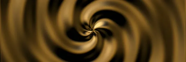 3:1 Triple Wide 60FPS Gold Spiral Vortex Screensaver - VJ Animation Background