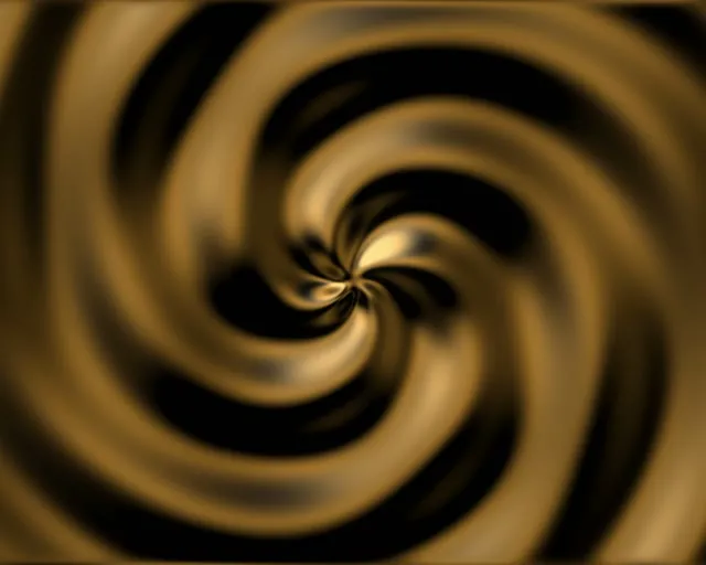 5:4 Industrial 60FPS Spiral Vortex Screensaver - Golden VJ Loop Animation