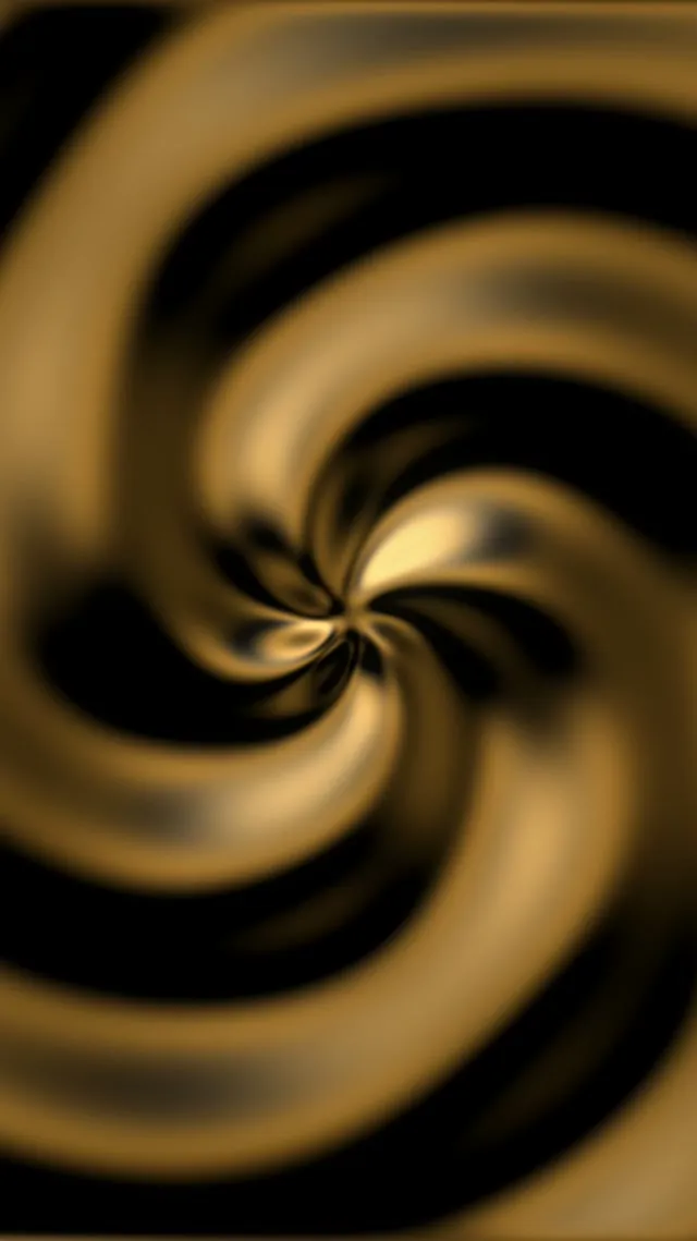 9:16 Reels 60FPS Swirling Gold Vortex Screensaver - Mobile Live Wallpaper