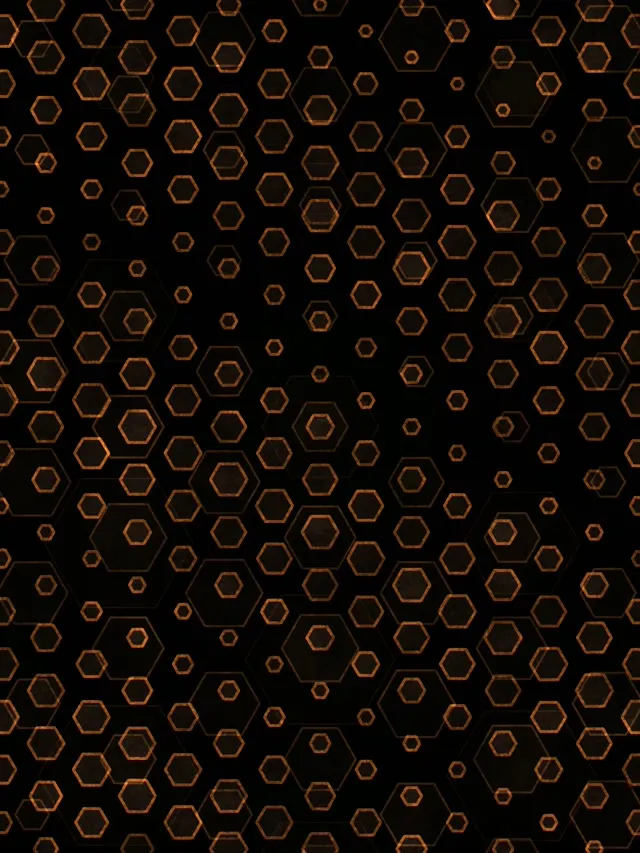 3:4 iPad Portrait 60fps Screensaver Neon Tunnel VJ Loop Orange Geometric Particles