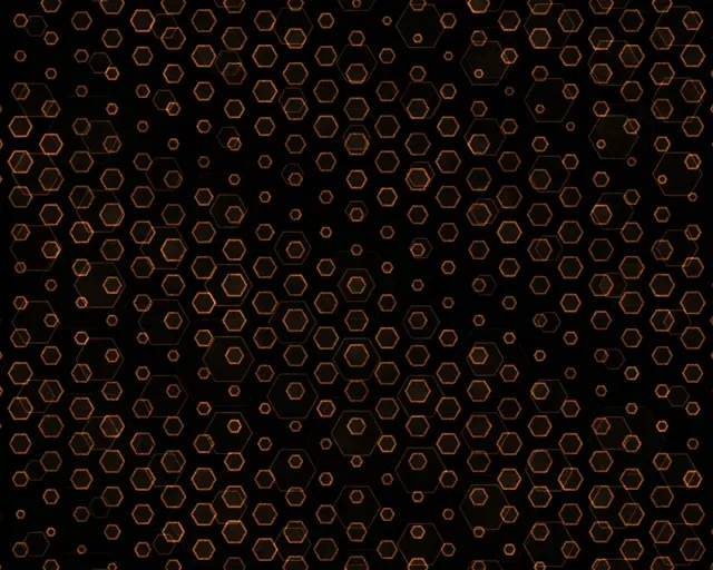 5:4 Industrial 60fps Screensaver Neon Tunnel Live Wallpaper Orange Hexagon Matrix