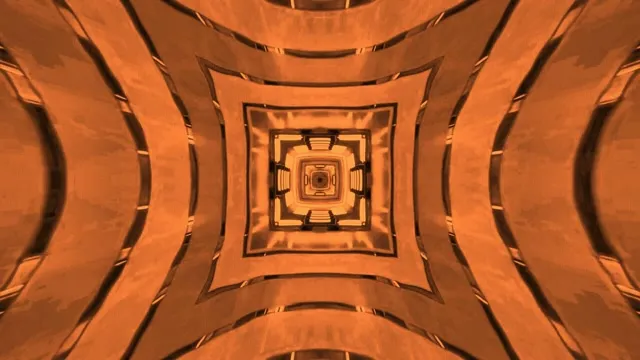 Golden Tunnel Screensaver PC 4K UHD 60fps Loopable Video