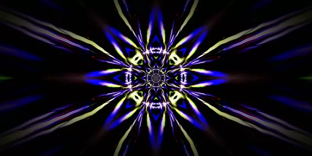 neon tunnel 2:1 univisium 60fps screensaver live wallpaper gold spiral rays