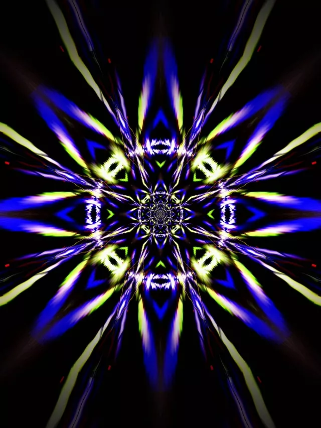 neon tunnel 3:4 ipad portrait 60fps screensaver live wallpaper blue pink eye