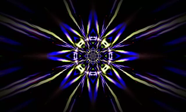 neon tunnel 5:3 wide 60fps screensaver motion background pulsating purple rays