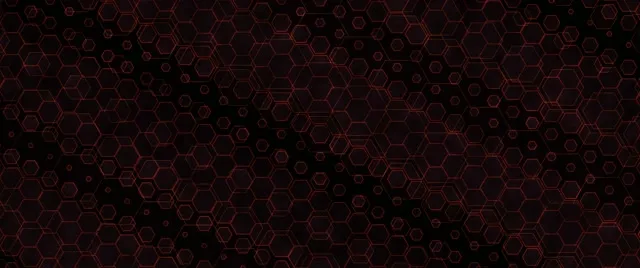 2.39:1 Cinemascope 60fps Screensaver Neon Tunnel VJ Loop Red Shapes