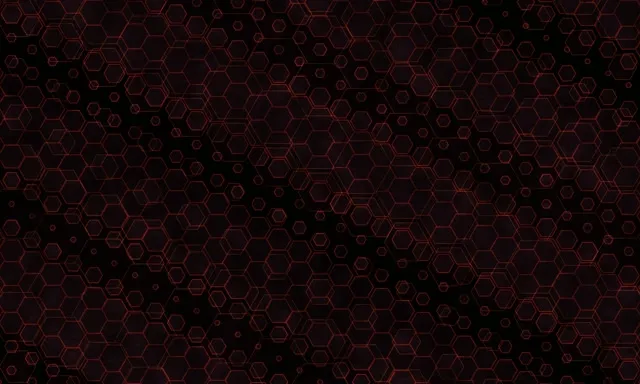 5:3 Wide 60fps Screensaver Neon Tunnel Motion Background Red Geometric