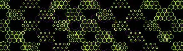 32:9 Super Ultrawide 60fps Neon Tunnel Screensaver VJ Loop Hexagon Art