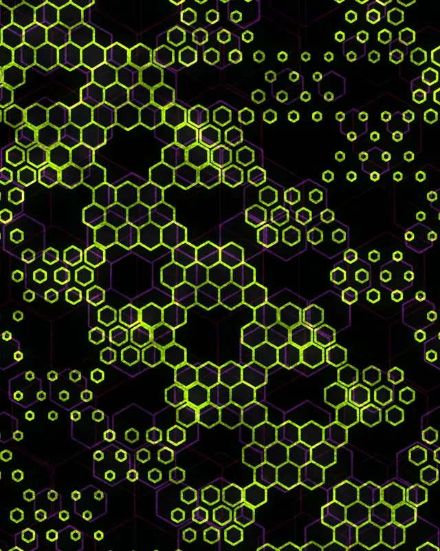 4:5 Instagram 60fps Neon Tunnel Screensaver Background Edits Hexagon Art