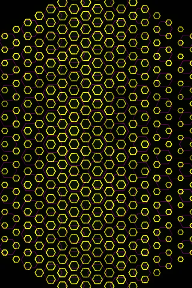 2:3 Photo Portrait 60fps Screensaver Neon Tunnel Background Edits Yellow Glow