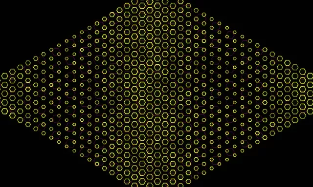 5:3 Wide 60fps Screensaver Neon Tunnel Motion Background Yellow Neon Geometry