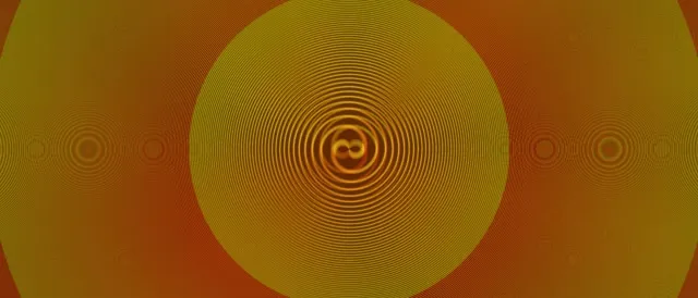 21:9 Ultrawide 60fps Screensaver Neon Tunnel Vj Animation Yellow Spiral Mesmerizing