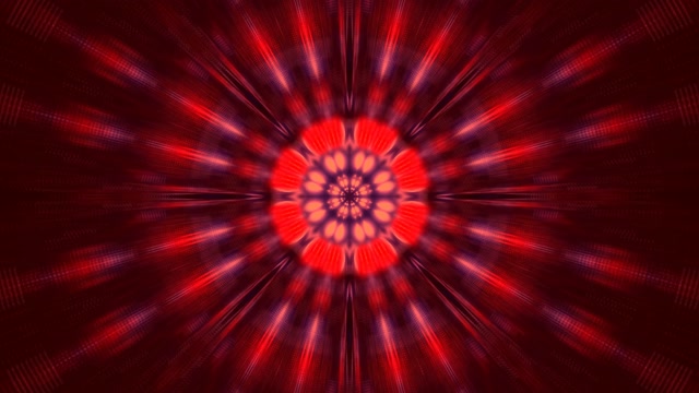 Red Neon Tunnel Screensaver 4K UHD 60fps VJ Loop