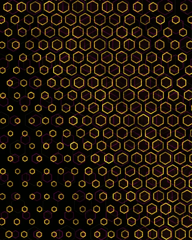 4:5 Instagram 60fps Screensaver Neon Tunnel Background Edit Gold Polygon