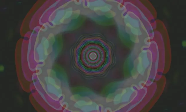 neon tunnel 5:3 wide 60fps screensaver pulsing diamond motion background vj loop