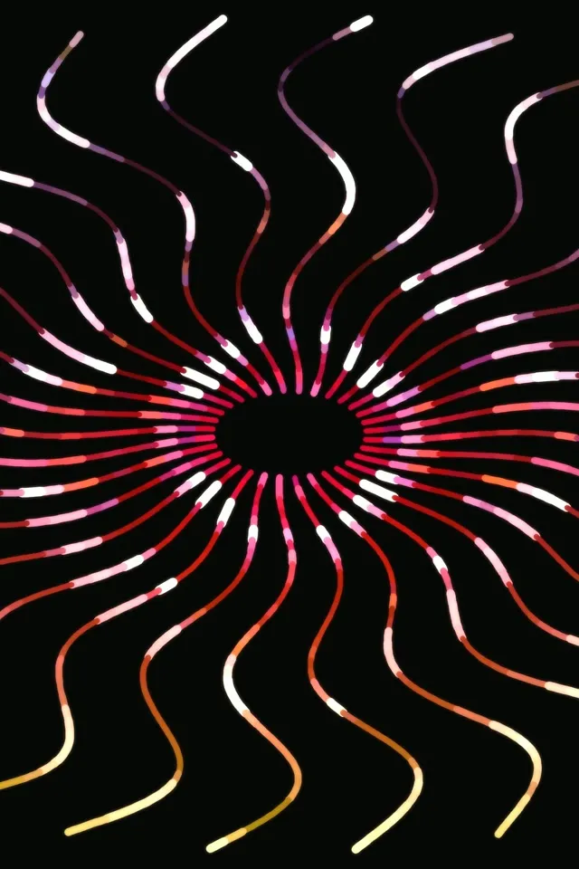 2:3 Photo Portrait 60fps Screensaver Neon Tunnel Background Edit Pink