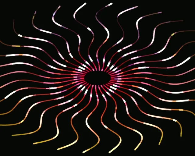 5:4 Industrial 60fps Screensaver Neon Tunnel Live Wallpaper Pink Eye