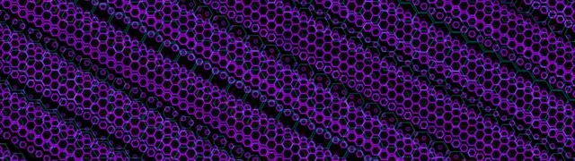 32:9 Super Ultrawide 60fps Screensaver Neon Tunnel VJ Loop Purple Mesh