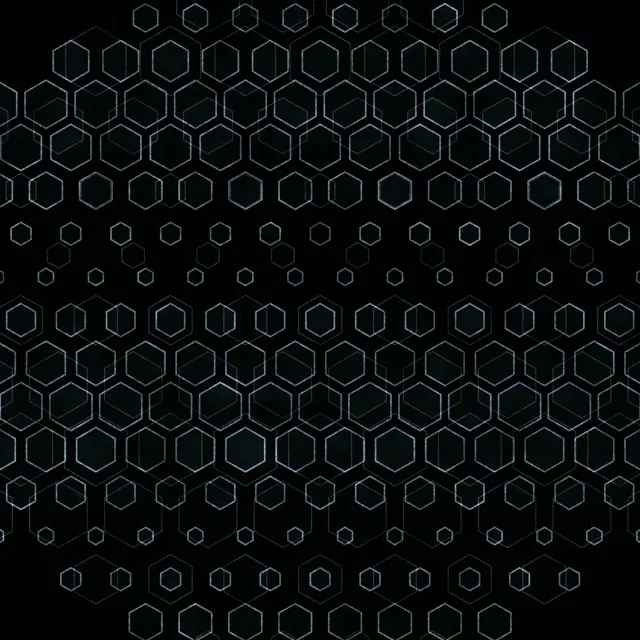 1:1 Square 60fps Screensaver Neon Tunnel Live Wallpaper Hexagon Glow