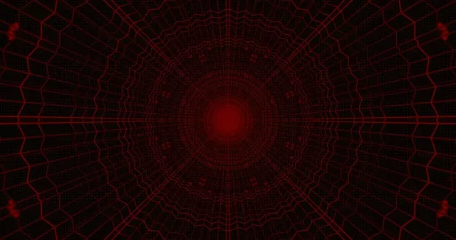 Red Neon Tunnel Screensaver 4K UHD 60fps Vj Loop PC