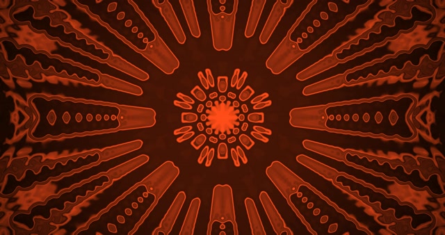 Red Neon Tunnel VJ Loop 4K UHD 60fps Screensaver Motion Background