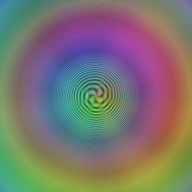 1:1 Square | 60fps Turquoise-Magenta Kaleidoscope Screensaver Live Wallpaper