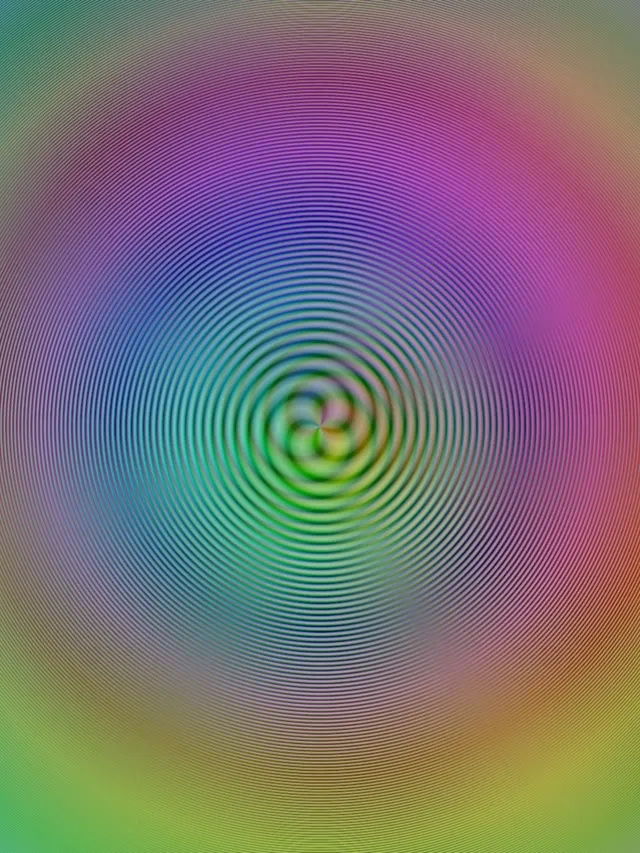 3:4 iPad Portrait | 60fps Cyan-Rose Flowing Spiral Screensaver Motion Animation