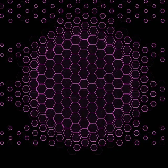 1:1 Square 60fps Screensaver Neon Tunnel Live Wallpaper Purple Geometric