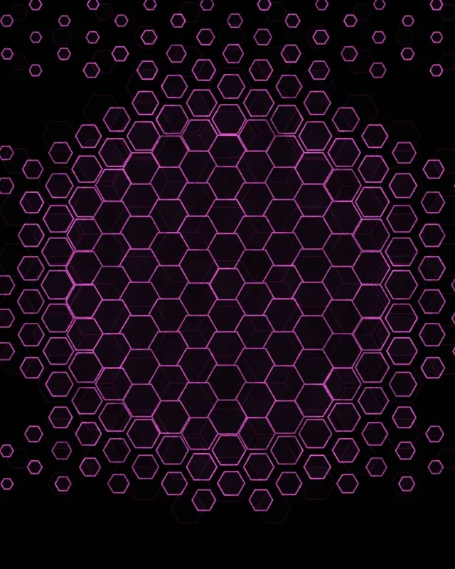 4:5 Instagram 60fps Screensaver Neon Tunnel VJ Animation Purple Hexagon