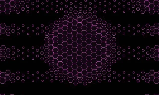5:3 Wide 60fps Screensaver Neon Tunnel VJ Loop Purple Geometric Abstract