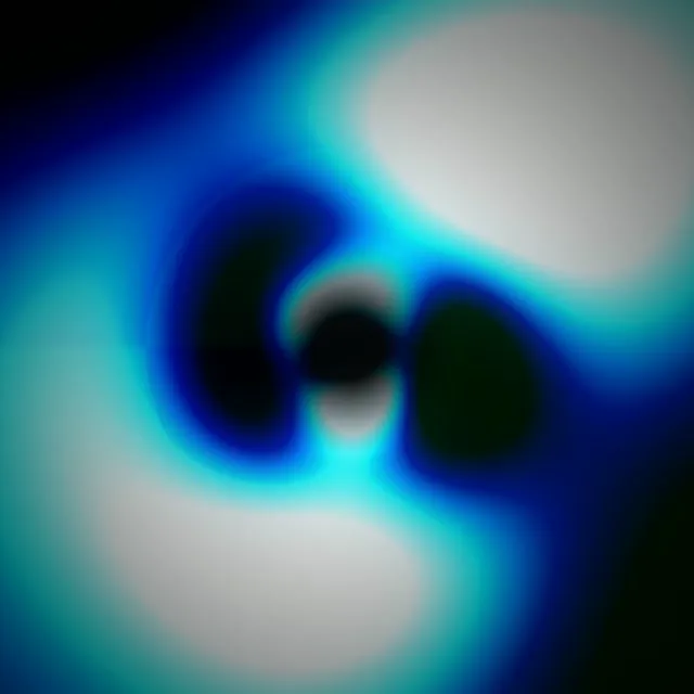 1:1 Square 60fps Screensaver Neon Tunnel Background for Edits Blue Glow